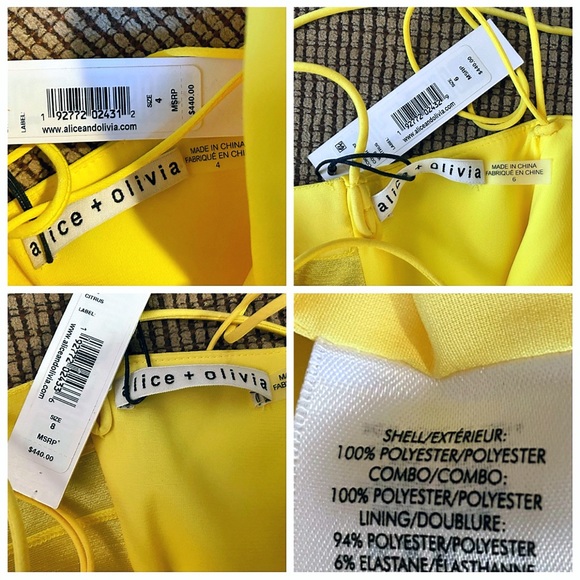 Alice + Olivia Cobi Bright Yellow Sweetheart Ruffled Midi Dress - Picture 11 of 15